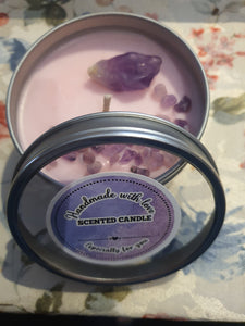 Crystal Candle - Amethyst - Montego Bay  Fragrance