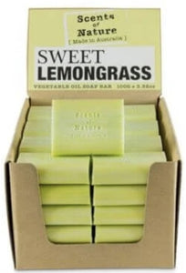 Vegetable Oil Soap Bars - Sweet Lemongrass 100grams