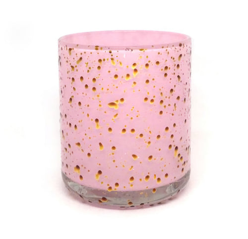 Large Vogue Sparkle – Pink with Gold Speckles