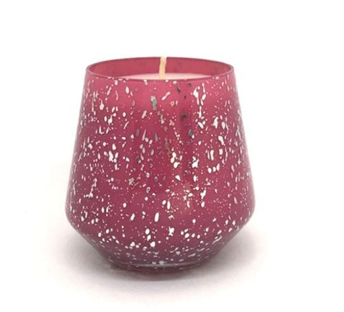 Love Jar – Magenta with Silver  Speckles