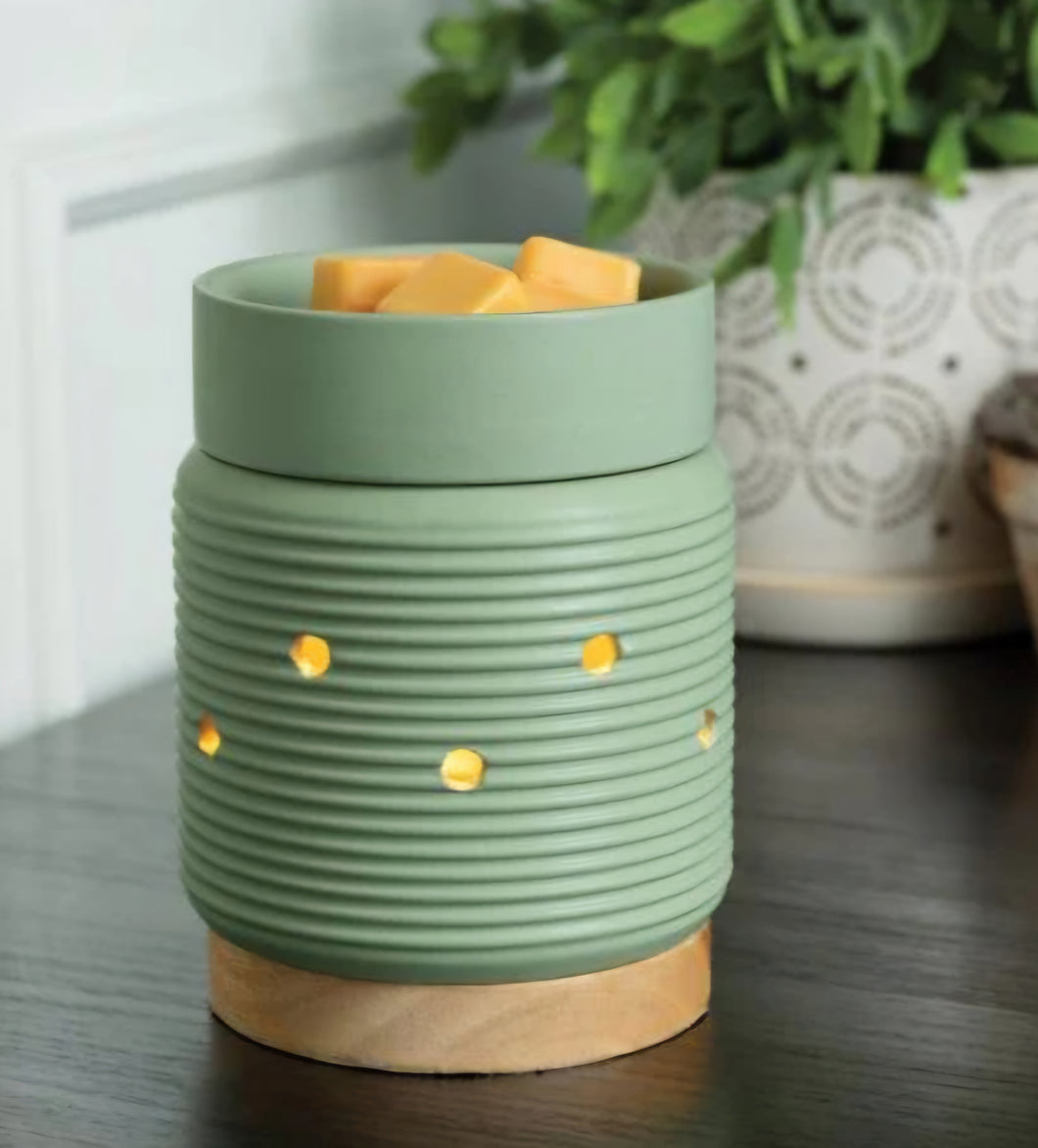 Sage Wood Illumination Warmer