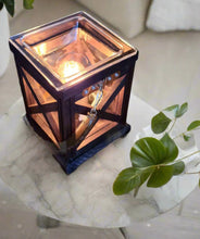 Load image into Gallery viewer, Walnut &amp; Rope Vintage Bulb Illumination Warmer