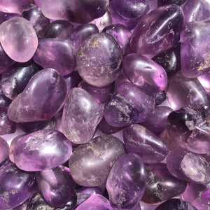 Amethyst Tumbled Stones- B Grade