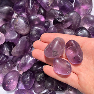 Amethyst Tumbled Stones- B Grade